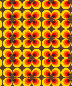 Tkanina wodoodporna retro pattern 9