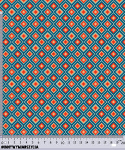 Alternative view of Tkanina wodoodporna retro pattern mały 4