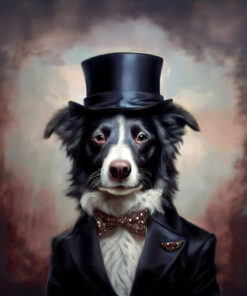 Panel welur royal pet border collie 37