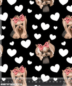 Alternative view of Tkanina wodoodporna słodkie psy yorki Yorkshire Terrier 1