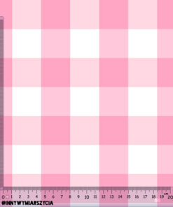 Alternative view of Tkanina wodoodporna stay pink kratka 2