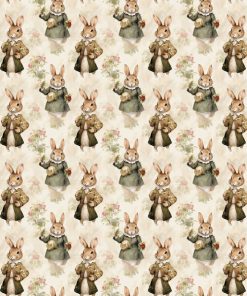 Welur tapicerski stylowe króliki 3