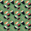 Tkanina wodoodporna sushi 8