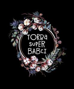Panel wodoodporny torba super babci kwiat bawełny