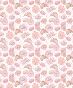 Tkanina wodoodporna Paris bloom 6 - obrazek 3