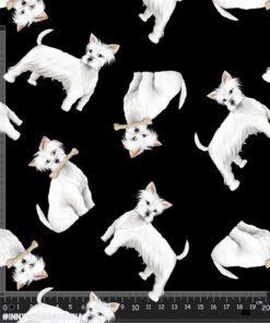 Alternative view of Tkanina wodoodporna west white terrier westie