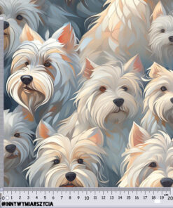 Alternative view of Tkanina wodoodporna psy westie 2