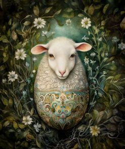 Panel welur Wielkanoc jajko owca 6