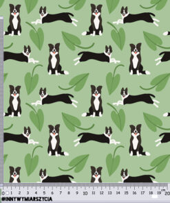 Alternative view of Tkanina wodoodporna zabawne psy border collie 26