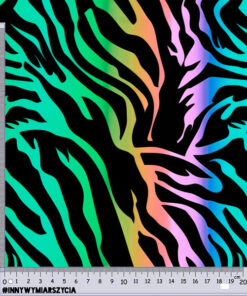 Alternative view of Welur tapicerski futro zebra 10