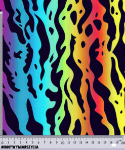 Alternative view of Welur tapicerski futro zebra 8